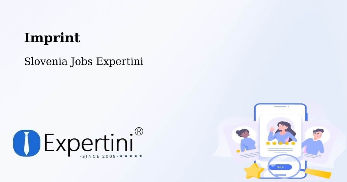Imprint – Bled - Slovenia Jobs Expertini