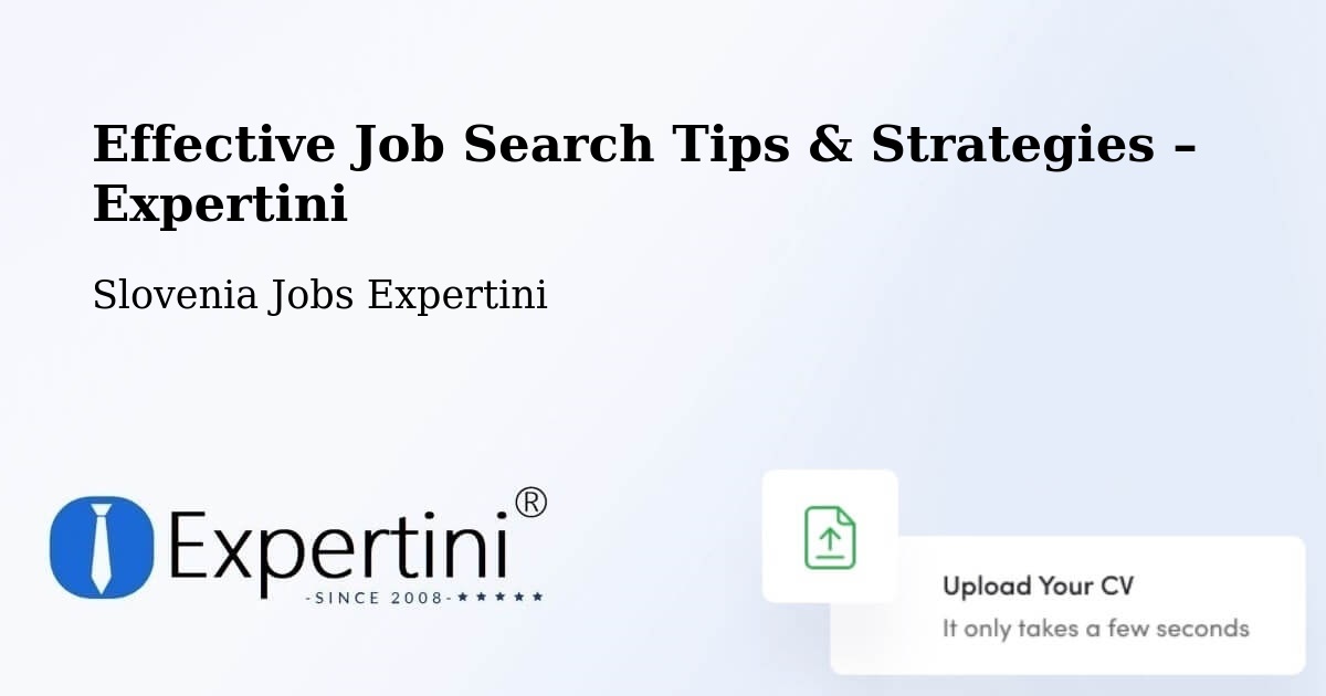 Job Search Tips & Strategies for Job Seekers – Bled - Bled, Slovenia Jobs Expertini
